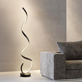 Wohnzimmer Sofa Einfache Spiral-Linie Wellen-Stehlampe